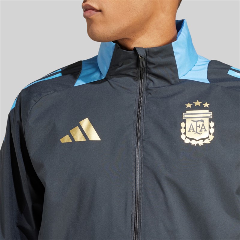 adidas Mens AFA Argentina All Weather Jacket Carbon