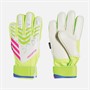 adidas Junior Predator Match Finger Save Goalkeeper Gloves Lucid Lemon/White/Lucid Pink