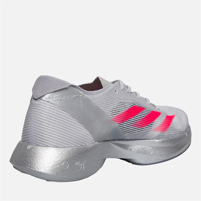 adidas Womens Adizero Takumi Sen 10 Neutral Running Shoes Dash Grey/Lucid Red/Grey Two