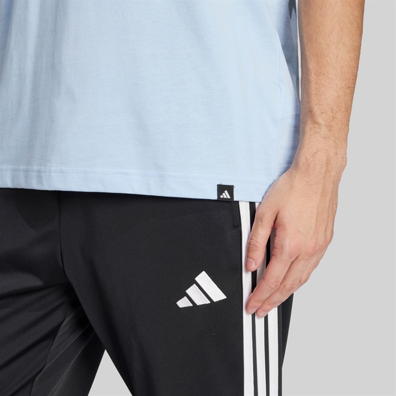 adidas Mens Lounge Still Life Lemons Graphic T-Shirt Glow Blue