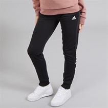 adidas Womens Essentials Logo French Terry Cuffed Joggers Black/White