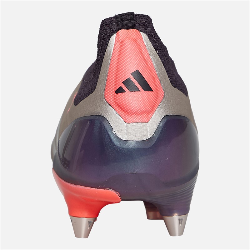 adidas Mens Predator Elite LL Laceless Vivid Horizon Pack SG Soft Ground Football Boots Platin Metallic/Aurora Black/Carbon