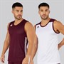 adidas Mens 3G Speed Reversible Basketball Jersey Maroon/White