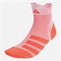 adidas Run X Adizero Running Socks White/Lucid Red/Lucid Red