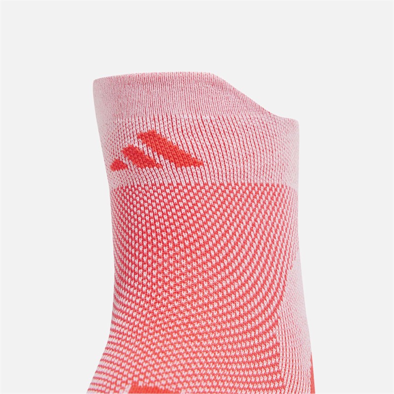 adidas Run X Adizero Running Socks White/Lucid Red/Lucid Red