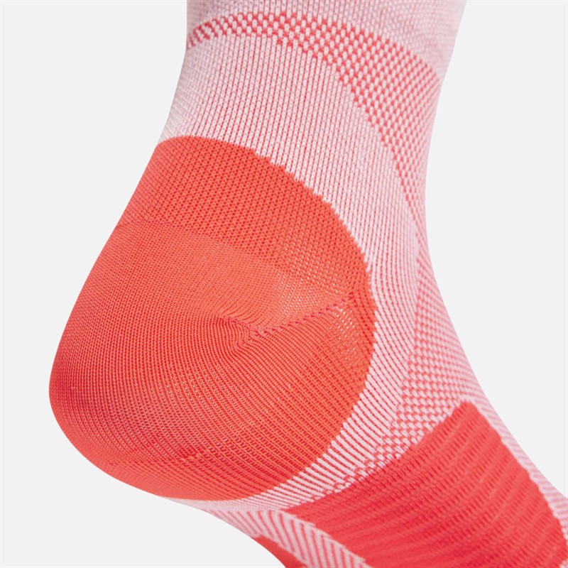 adidas Run X Adizero Running Socks White/Lucid Red/Lucid Red