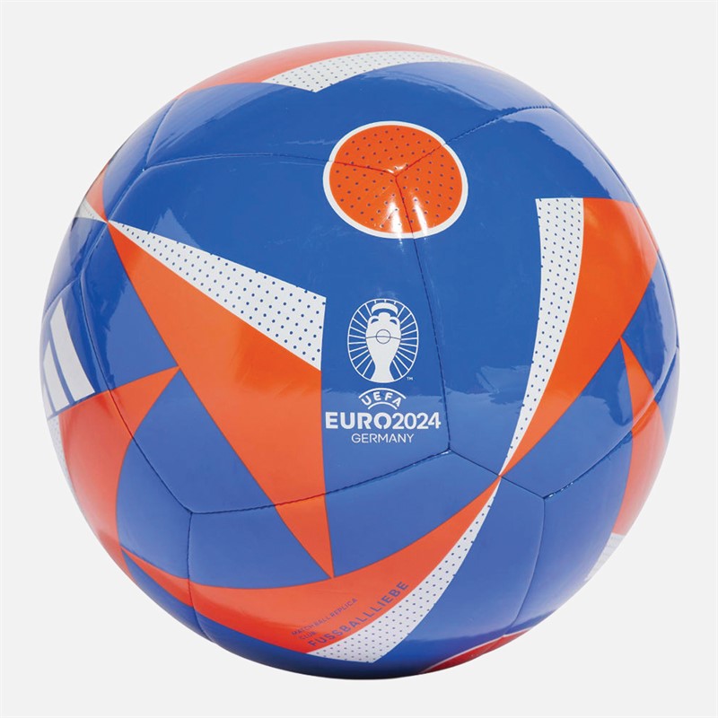 adidas Euro 24 piłka treningowa klubu kolor Glory Blue/Solar Red/Biały