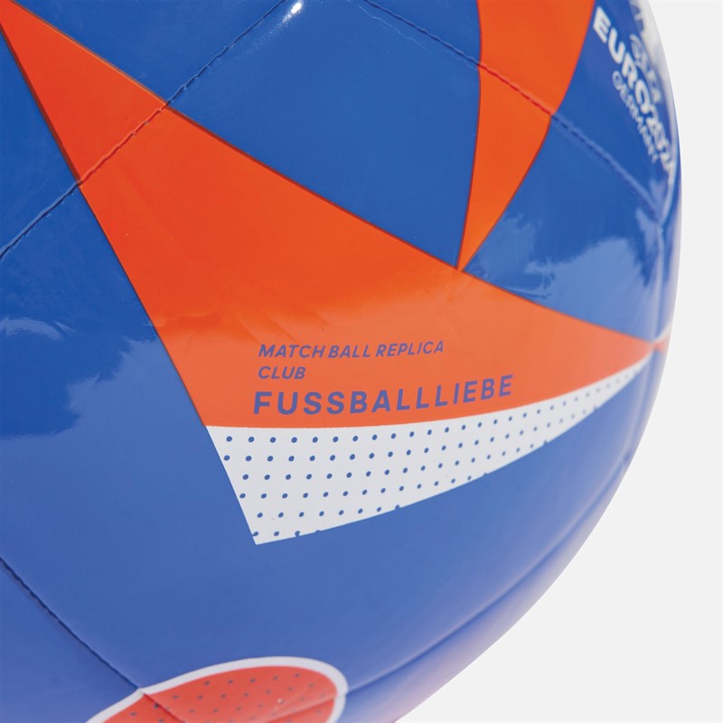 adidas Euro 24 piłka treningowa klubu kolor Glory Blue/Solar Red/Biały