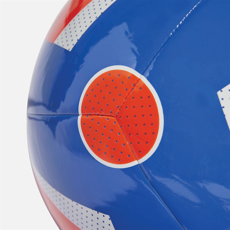 adidas Euro 24 piłka treningowa klubu kolor Glory Blue/Solar Red/Biały