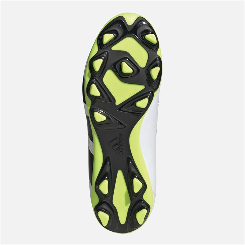 adidas Junior Predator Accuracy.4 FXG Flexible Ground Football Boots Cloud White/Core Black/Lucid Lemon