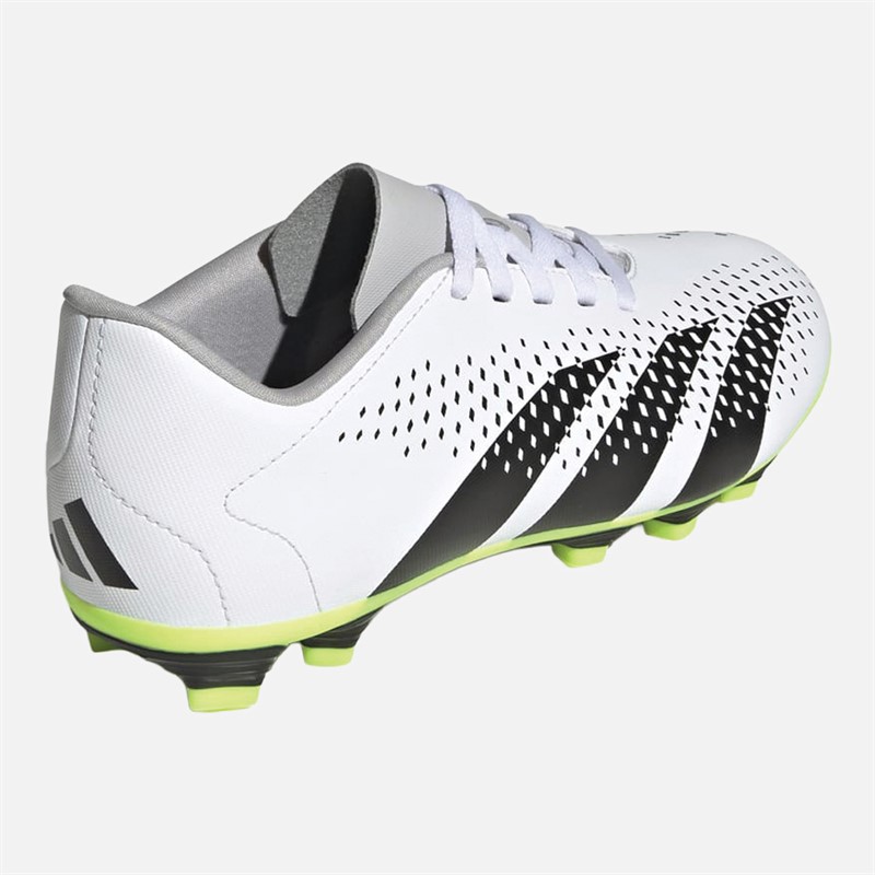 adidas Junior Predator Accuracy.4 FXG Flexible Ground Football Boots Cloud White/Core Black/Lucid Lemon