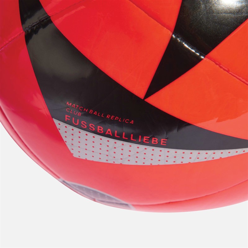 adidas Euro 24 Club Training Football Solar Red/Black/Silver Metallic