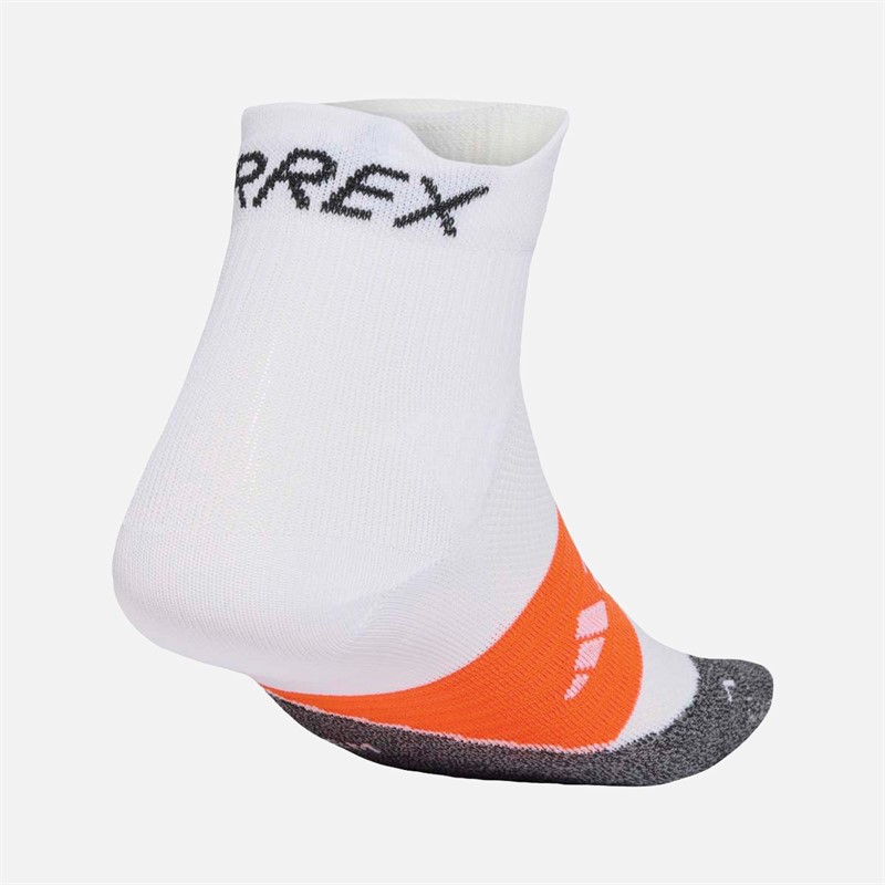 adidas Terrex Agravic Trail Running Socks White/Black/Impact Orange