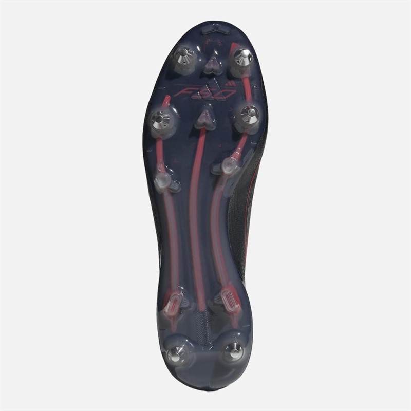 adidas Mens F50 Elite SG Soft Ground Football Boots Core Black/Iron Metallic/Lucid Red