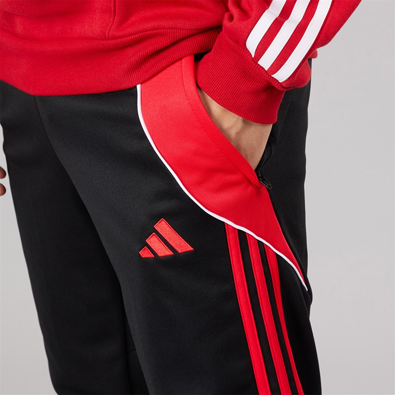 adidas Mens Tiro 24 Training Track Pants Black/Pure Ruby Black/Pure Blue