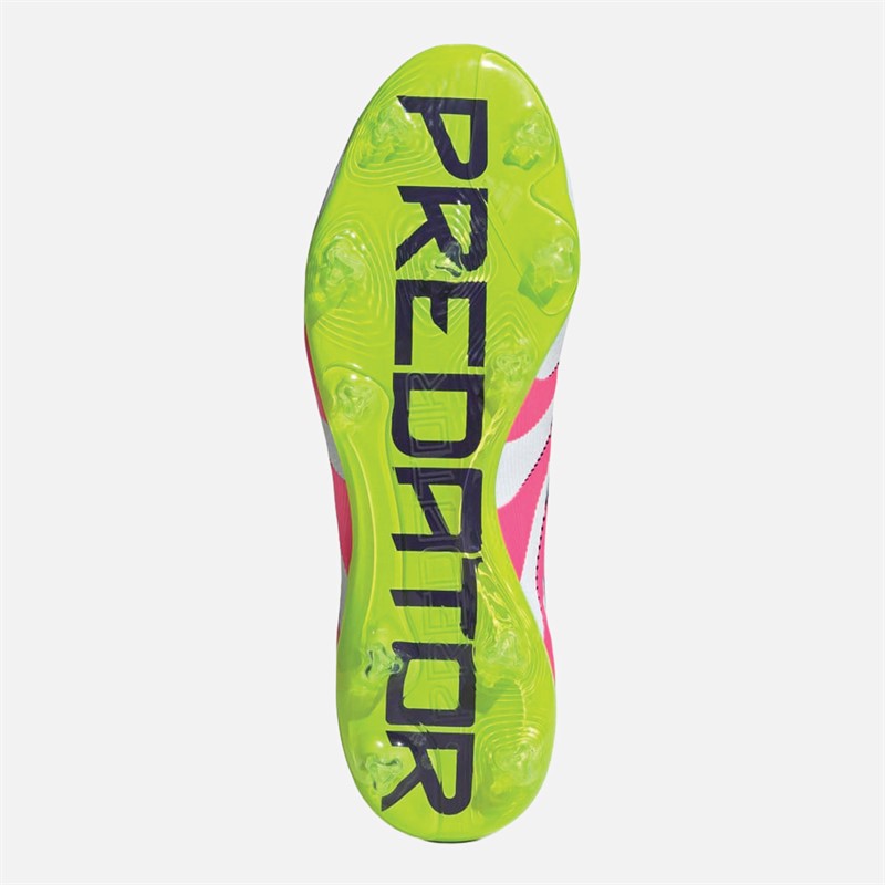 adidas Mens Predator Pro Celestrial Victory Pack FG Firm Ground Football Boots Cloud White/Lucid Pink/Lucid Lemon