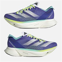 adidas Womens Adizero Adios Pro 3 Neutral Running Shoes Cobalt Blue/Zero Metallic/Lucid Lemon
