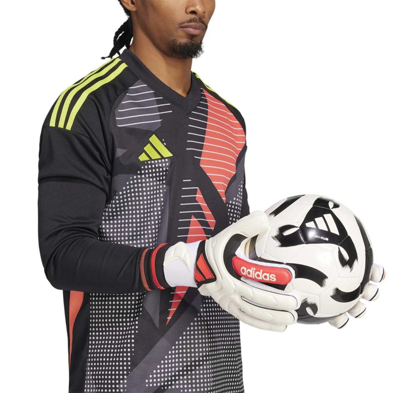 adidas Mens Copa Pro PC Promo Goalkeeper Gloves White/Lucid Red/Black