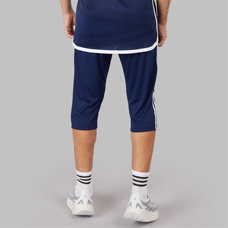 adidas Mens Tiro 23 League Training 3/4 Track Pants Team Navy Blue 2