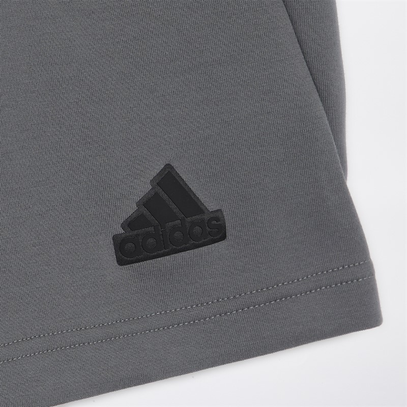 adidas Mens Future Icons 3-Stripes Shorts Grey Four
