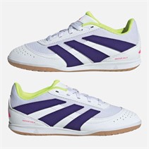 adidas Junior Predator Club IN Indoor Sala Football Boots Cloud White/Gold Metallic/Cloud White