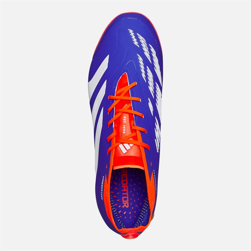 adidas Herre Predator Elite Advancement Pakke 2G/3G AG Kunstgræs Fodboldstøvler Lucid Blue/Cloud White/Solar Red