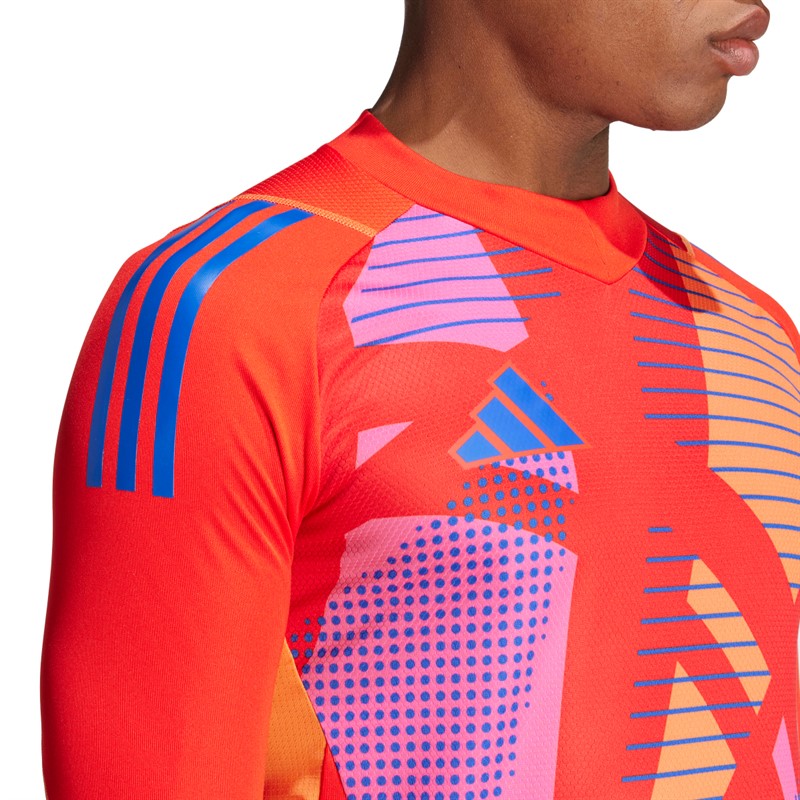 adidas Mens Tiro 24 Pro Long Sleeve Goalkeeper Jersey Red