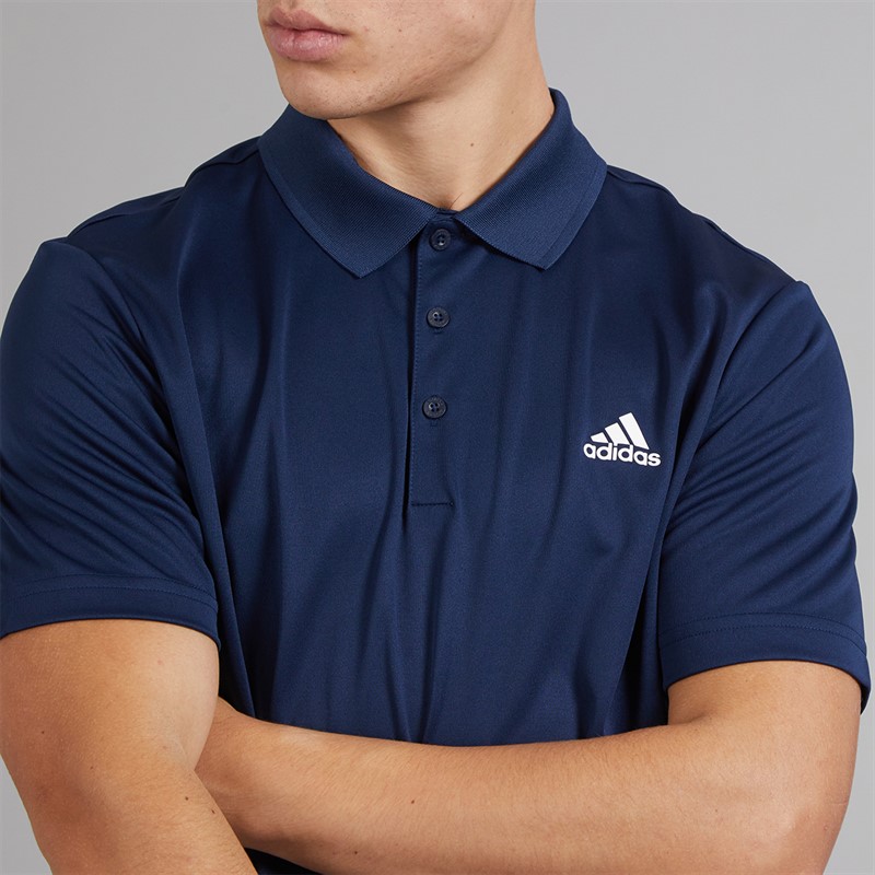 adidas Mens Golf Performance Polo Shirt Left Chest Collegiate Navy
