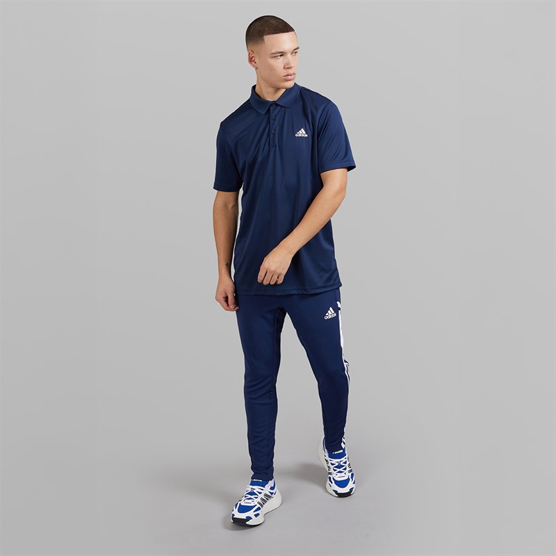 adidas Mens Golf Performance Polo Shirt Left Chest Collegiate Navy