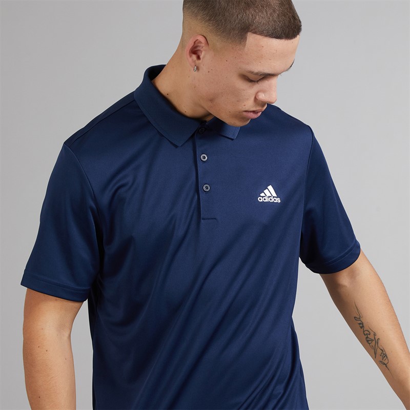 adidas Mens Golf Performance Polo Shirt Left Chest Collegiate Navy