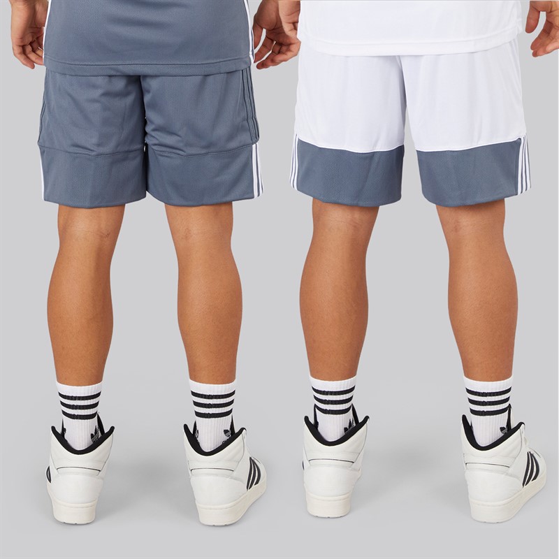 adidas 3G Speed dwustronne spodenki do koszykówki dla niego kolor Onix/Biały