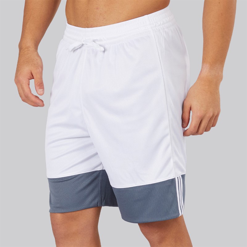 adidas 3G Speed dwustronne spodenki do koszykówki dla niego kolor Onix/Biały