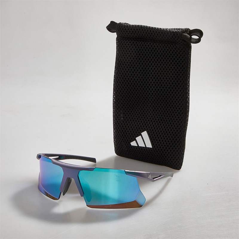 adidas SP0119 Dunamis Sport Sunglasses Light Blue/Bright Green/Bright Green