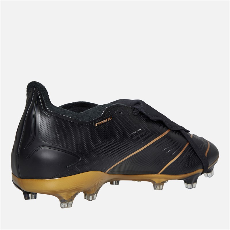 adidas Mens Predator League Jude Bellingham FT FG Firm Ground Football Boots Core Black/Gold Metallic/Core Black