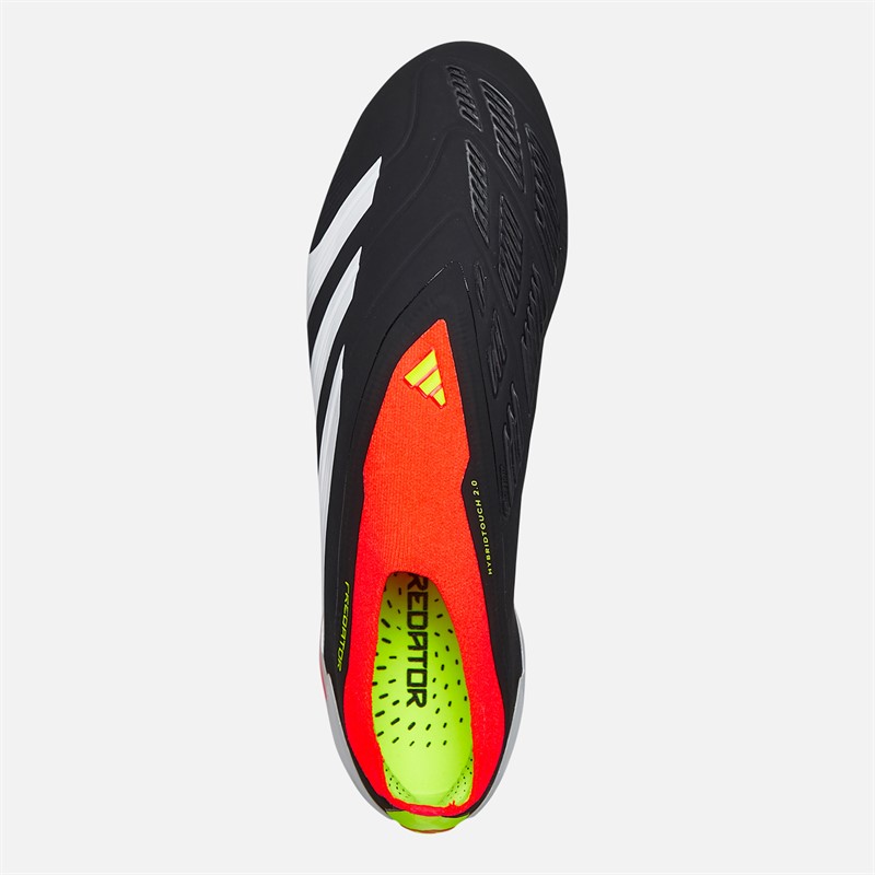 adidas Predator Elite LL Laceless Solar Energy Pack SG Soft Ground Football Boots Core Black/Cloud White/Solar Red