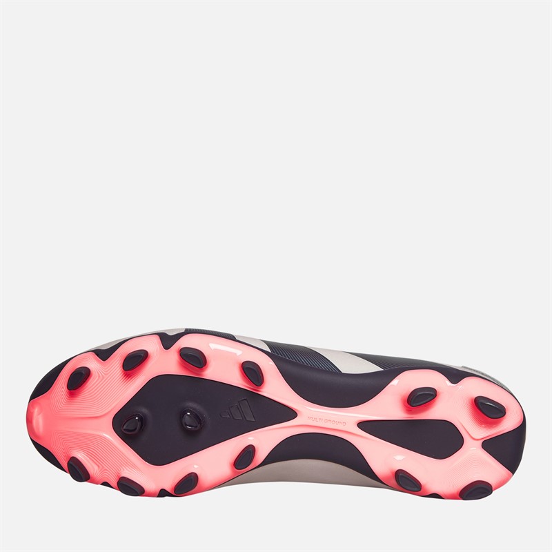 adidas Mens Predator Pro Vivid Horizon Pack MG Multi Ground Football Boots Platin Metallic/Aurora Black/Turbo