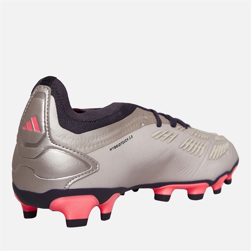 adidas Mens Predator Pro Vivid Horizon Pack MG Multi Ground Football Boots Platin Metallic/Aurora Black/Turbo