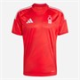 adidas Mens NFFC Nottingham Forest 24/25 Home Jersey Red
