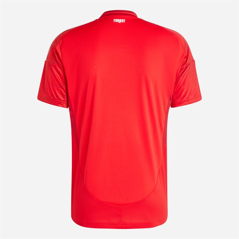 adidas Mens NFFC Nottingham Forest 24/25 Home Jersey Red