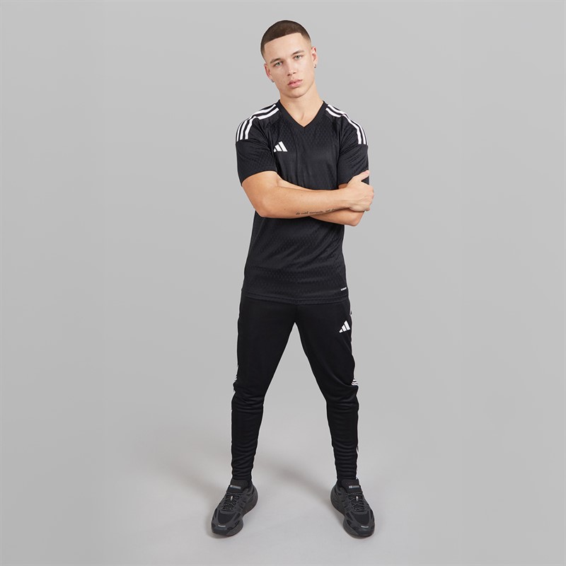 adidas Mens Tiro 23 Competition Jersey Black/White