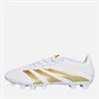 adidas Mens Predator Club Dayspark Pack FXG Flexible Ground Football Boots Cloud White/Gold Metallic/Cloud White