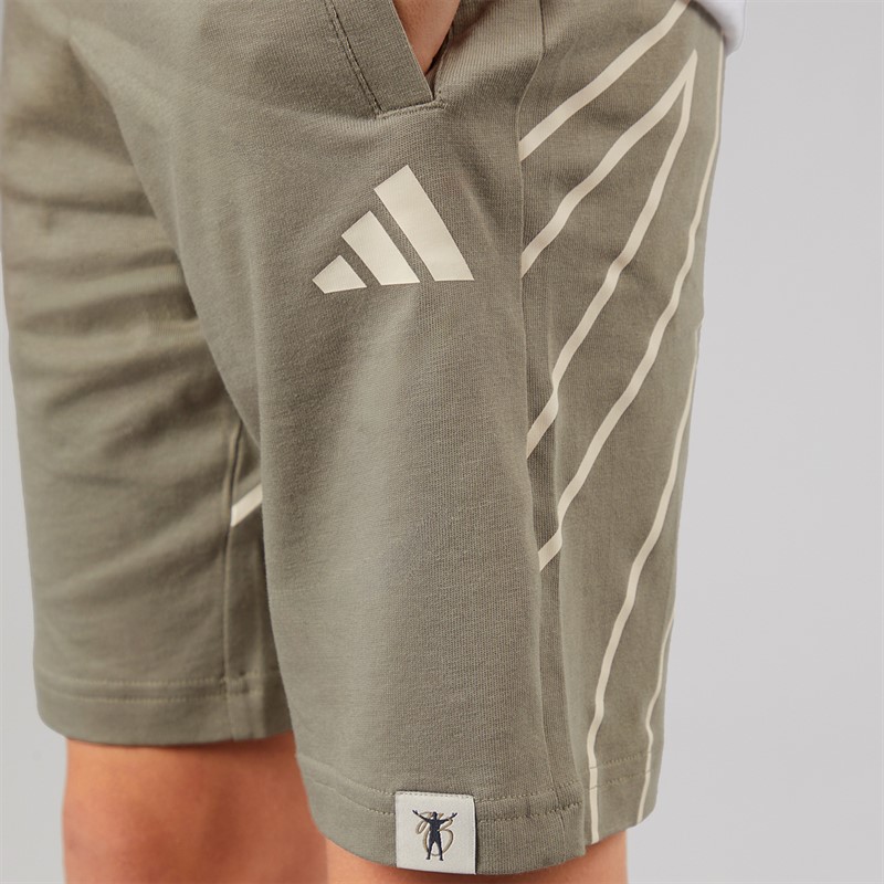 adidas Junior Boys Jude Bellingham Culturewear Shorts Clay