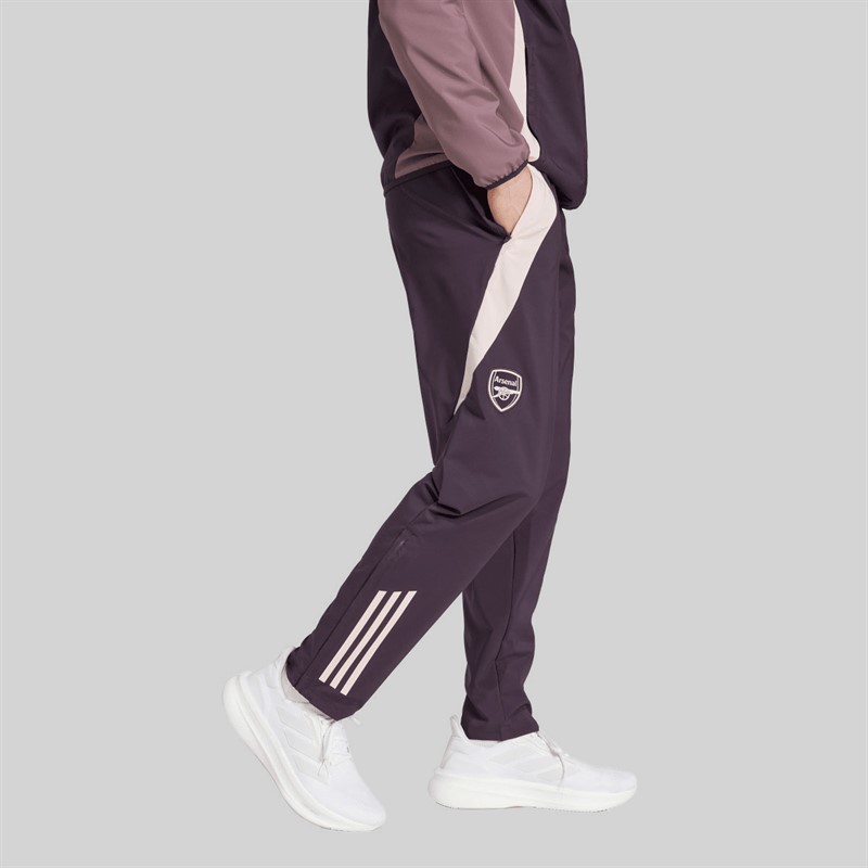 adidas Mens AFC Arsenal Presentation Track Pants Aurora Black