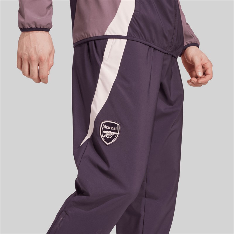 adidas Mens AFC Arsenal Presentation Track Pants Aurora Black