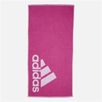 adidas Womens Small Swimming Towel Semi Lucid Fuchsia/White