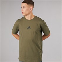 adidas Mens Photoreal Graphic T-Shirt Olive Strata