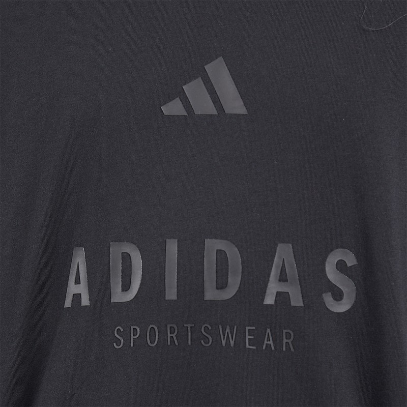 adidas Mens All Season Graphic T-Shirt Black