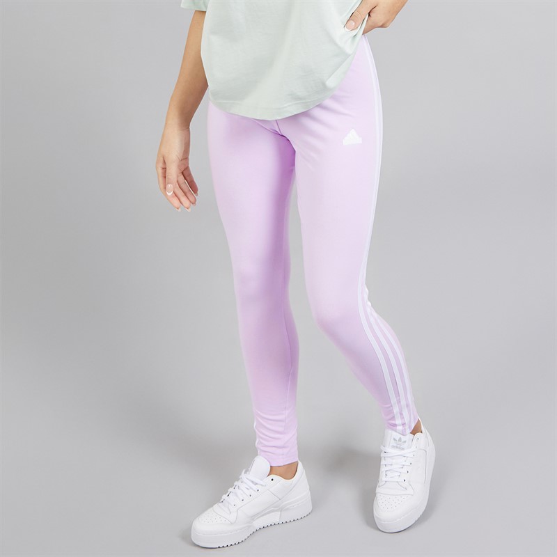 adidas Womens Future Icons 3-Stripes Leggings Ice Lavender