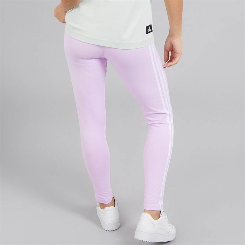 adidas Womens Future Icons 3-Stripes Leggings Ice Lavender