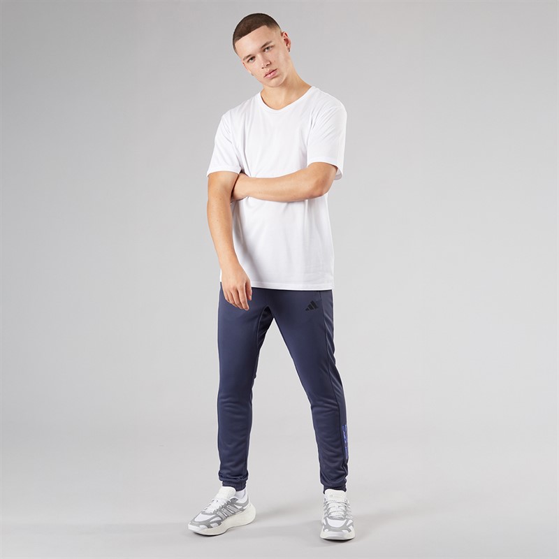 adidas Mens Train Essentials Camo Training Joggers Shadow Navy